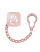 Akcesoria do smoczków - Canpol Babies Łańcuszek do smoczka Gold różowy - miniaturka - grafika 1