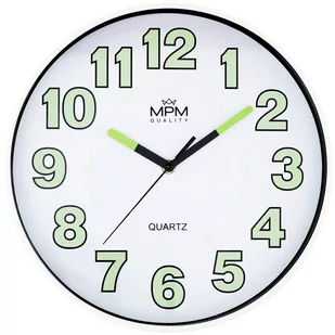 Zegar ścienny MPM Quality E01.4185.00 fi 30 cm Lume - Zegary - miniaturka - grafika 1