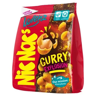 NicNac's Curry Explosion Orzeszki ziemne w chrupiącej panierce 110 g - Orzeszki - miniaturka - grafika 1