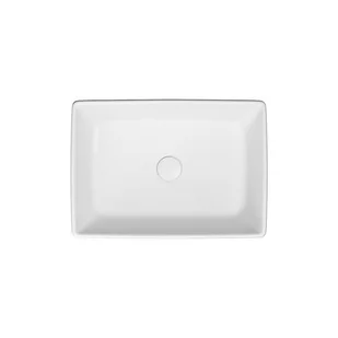 Cersanit City Umywalka nablatowa 50,5x35,5 cm biała EcoBox K35-048-ECO - Umywalki - miniaturka - grafika 1