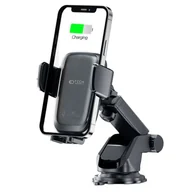 Uchwyty samochodowe do telefonów - Baseus Uchwyt samochodowy do auta Easy Control Pro na kokpit kratkę Czarny - miniaturka - grafika 1
