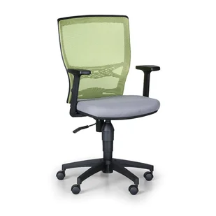 Fotel biurowy, krzesło biurowe B2B Partner Krzesło biurowe VENLO, zielone / szare 8927BB/16-4/1062-3 - Fotele i krzesła biurowe - miniaturka - grafika 1