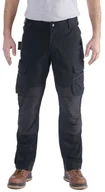 Spodnie sportowe męskie - Spodnie Carhartt Full Swing Steel Cargo Black - miniaturka - grafika 1