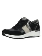 Trampki damskie - Tamaris Sneakersy w kolorze czarnym - miniaturka - grafika 1