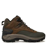 Buty trekkingowe męskie - Trekkingi Merrell Thermo Kiruna 2 Mid Wp J037241 Brązowy - miniaturka - grafika 1