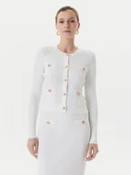 Swetry damskie - Guess Kardigan W5YR09 Z0130 Biały Regular Fit - miniaturka - grafika 1