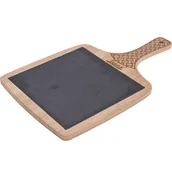 Tace i patery - EH Excellent Houseware Taca do serwowania 35 x 20 cm bambus łupek 210000750 - miniaturka - grafika 1