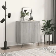 Komody - vidaXL Komoda, szary dąb sonoma, 60x35x70 cm, materiał drewnopochodny - miniaturka - grafika 1