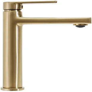 Bateria Umywalkowa Rea Verso Gold niska - Baterie umywalkowe - miniaturka - grafika 1