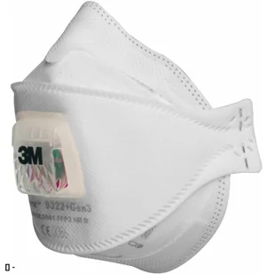 3M 9322+ GEN3 AURA FFP2 NR D - półmaska z zaworem ffp2 - Maseczki ochronne i antywirusowe - miniaturka - grafika 1