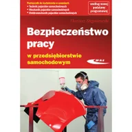 Podręczniki dla szkół wyższych - Branża mechanika i samochody. Bezpieczeństwo pracy w przedsiębiorstwie samochodowym. Nauczanie zawodowe - szkoła ponadgimnazjalna - Dariusz Stępniewsk - miniaturka - grafika 1