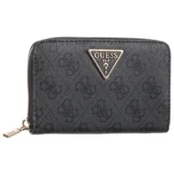 Portfele - Portfel Laurel Slg Medium Zip Around SWSG85 00140 Coal Logo (GU668-a) Guess - miniaturka - grafika 1