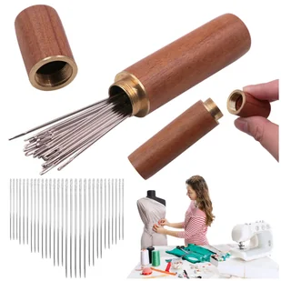 Igły Do Szycia Z Etui Zestaw Igieł Duży Funkcjonalny Komplet 30Szt - Pasmanteria - miniaturka - grafika 1