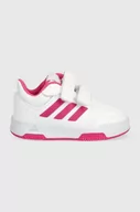 Buty dla dziewczynek - adidas sneakersy dziecięce kolor biały - miniaturka - grafika 1