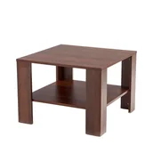 Ławy i stoliki kawowe - Kwadro Kwadrat Ciemny Orzech Halmar Ława Halmar - miniaturka - grafika 1