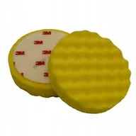Kosmetyki samochodowe - Gąbka Polerska 3M Na Rzep 50488 Żółta 150 MM - miniaturka - grafika 1