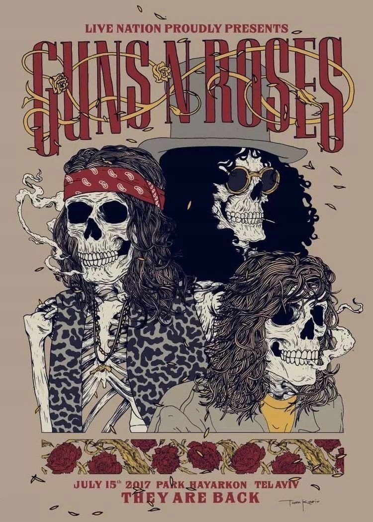 PODKŁADKA POD MYSZ Z Nadrukiem 22x18 cm Guns N' Roses Logo Appetite Prezent