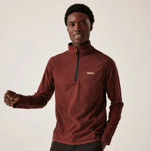 Regatta Męski Polar z Suwakiem Montes Red Ochre Black, Rozmiar: L - Bluzy męskie - miniaturka - grafika 1
