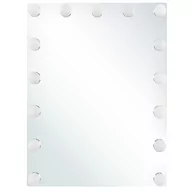 Lustra - Beliani Lustro ścienne LED 40 x 50 cm LUCENAY - miniaturka - grafika 1