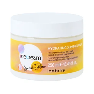 INEBRYA ICE CREAN SCALP HYDRATING SUMMER Nawilżająca maska do włosów 250ml - Maski do włosów - miniaturka - grafika 1