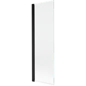 Parawany nawannowe - Mexen Mist parawan nawannowy 1-skrzydłowy 70 x 150 cm, transparent, czarny - 8A9-070-001-70-00 - miniaturka - grafika 1