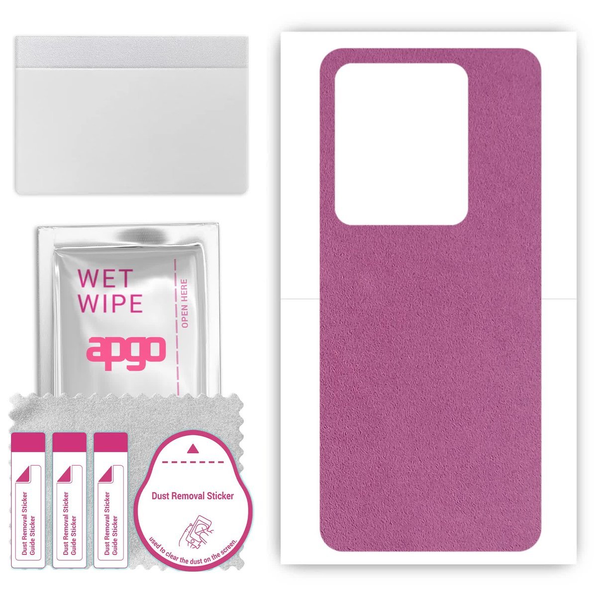 Folia naklejka skórka strukturalna na TYŁ Zamsz do Infinix Note 30 5G - Zamsz Fioletowy - apgo SKINS