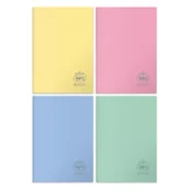 Zeszyty szkolne - Herlitz Zeszyt A5/60K linia Eco PP Pastel Colors (5szt) - miniaturka - grafika 1