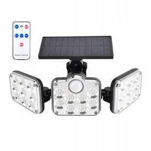 LAMPA SOLARNA Z CZUJNIKIEM RUCHU PILOT 138 LED - Lampy ogrodowe - miniaturka - grafika 1