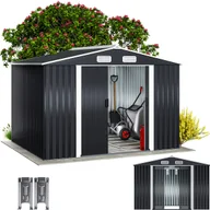 Altany ogrodowe - Szopa na narzędzia metal antracyt 260x205x180cm - miniaturka - grafika 1