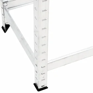 2-poziomowe regały na opony, 4 szt., 110x40x110 cm, stal - Szafy i regały magazynowe - miniaturka - grafika 8