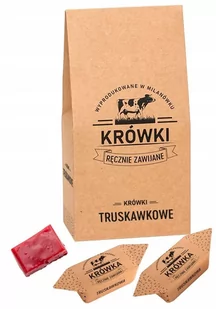 Krówki Ciągutki Truskawkowe W Torebce 350G - Cukierki - miniaturka - grafika 1