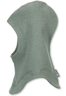 Sterntaler Unisex dziecięca czapka szalowa, czapka w paski, zielony, 49 - Czapki damskie - miniaturka - grafika 1