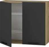 Szafki kuchenne - VENTO GC-80/72 szafka górna z ociekaczem, front: antracyt (2p=1szt) - miniaturka - grafika 1