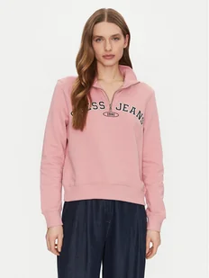 Guess Jeans Bluza W5RQ25 K68I4 Różowy Regular Fit - Bluzy damskie - miniaturka - grafika 1