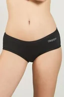 Majtki damskie - Figi damskie bawełniane o wygodnym sportowym kroju czarne K2202 Kappa - miniaturka - grafika 1