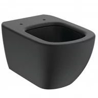 Miski WC - IDEAL STANDARD T0079V3 TESI MISKA WISZĄCA - AQUABLADE® - czarny mat - miniaturka - grafika 1