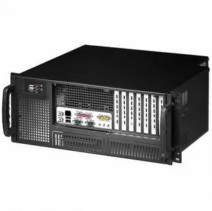 Techly Obudowa serwerowa ATX rack 19'' 4U czarna 307377 - Obudowy serwerowe - miniaturka - grafika 1