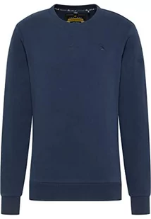 acalmar Męska bluza z bawełny organicznej 36623372-AC01, granatowa, L, morski, L - Bluzy męskie - miniaturka - grafika 1