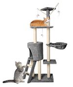 Drapaki dla kotów - MAXY C.O. Drzewko dla kota 138cm szare 5900779933118 - miniaturka - grafika 1