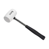 Młotki - Młotek blacharski 230 g guma biała trzonek metalowy Drel - miniaturka - grafika 1