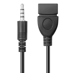 Usb na Jack 3,5mm Aux audio Car radio Otg pendrive - Kable komputerowe i do monitorów - miniaturka - grafika 1