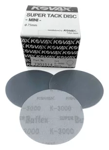 Kovax Buflex Dry 75mm black K3000 - krążek ścierny na rzep - Akcesoria motoryzacyjne - miniaturka - grafika 1
