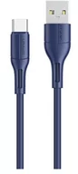 Kable USB - USAMS Kabel U68 USB-C 2A Fast Charge 1m niebieski/blue SJ501USB03 (US-SJ501) - miniaturka - grafika 1