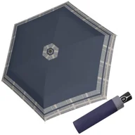 Parasole - Fiber Magic Timeless Blue Hahnentritt - w pełni automatyczny parasol damski - miniaturka - grafika 1