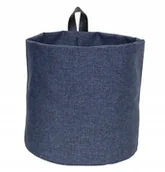 Kosze wiklinowe - Niebieski materiałowy organizer Bigso Box of Sweden Hang, ø 17 cm - miniaturka - grafika 1