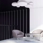 Lampy sufitowe - TEAM LAMPA sufitowa 137623619440 TEAM natynkowa OPRAWA okrągły plafon metalowy biały - miniaturka - grafika 1