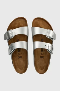 Birkenstock klapki Arizona damskie kolor srebrny 1012282 - Klapki i japonki damskie - miniaturka - grafika 1