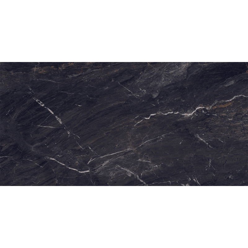 Mexen Sintra Black gres szkliwiony rekt. G1, płytka podłogowo-ścienna 120 x 60 cm, wysoki połysk - TL204-120-060-00
