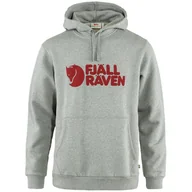 Bluzy sportowe męskie - Męska bluza Fjällräven Fjällräven Logo Hoodie M Rozmiar: M / Kolor: szary - miniaturka - grafika 1
