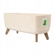 Donice - Doniczka na nóżkach Gracia Beton DGCL600E Kremowy - miniaturka - grafika 1